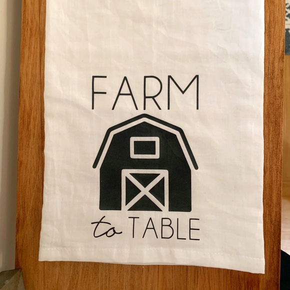 Farm to Table Tea Towel - Picture 1 of 1